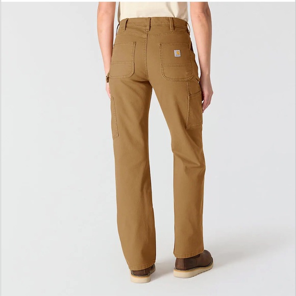 Women’s Carhartt Carpenter Pants in Brown - Picture 2 of 7
